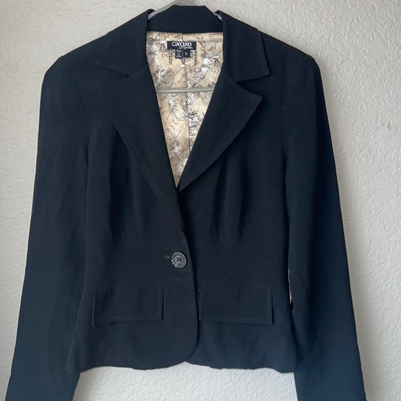 XOXO Signature Black Blazer Suit Jacket - Picture 1 of 6